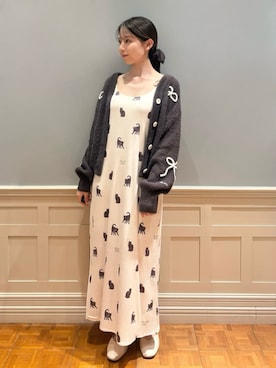 「アイテム（ルームウェア/パジャマ）」を使った、gelato piqueさん（レディース・161cm）の秋コーディネート