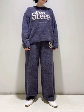 「アイテム（ルームウェア）」を使った、gelato piqueさん（レディース・155cm）の秋コーディネート