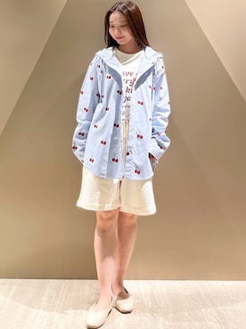 「アイテム（ルームウェア/パジャマ）」を使った、gelato piqueさん（レディース・150cm）の秋コーディネート