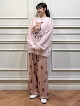 「アイテム（その他ルームウェア）」を使った、gelato piqueさん（レディース・154cm）の秋コーディネート