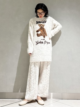 「アイテム（ルームウェア/パジャマ）」を使った、gelato piqueさん（レディース・168cm）の冬コーディネート