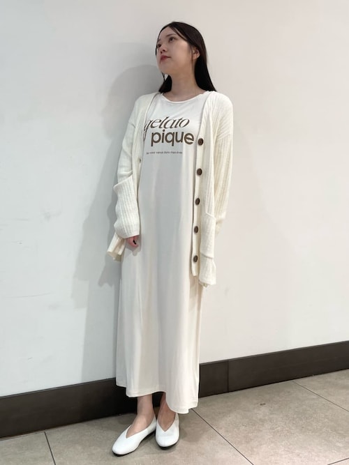 セール】レーヨンロゴワンピース（ルームウェア/パジャマ）｜gelato