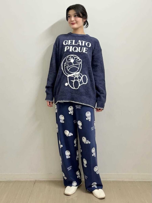 ドラえもん】【メンズ】総柄ロングパンツ（ルームウェア/パジャマ