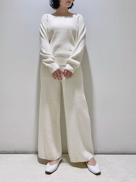 「アイテム（ルームウェア）」を使った、gelato piqueさん（レディース・155cm）の冬コーディネート