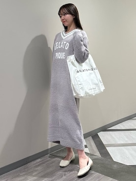「アイテム（ルームウェア）」を使った、gelato piqueさん（レディース・158cm）の秋コーディネート