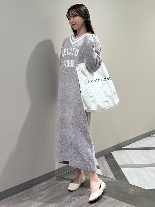ワンピースgelato pique べビモコプレッピーワンピース（ルームウェア/パジャマ）｜gelato