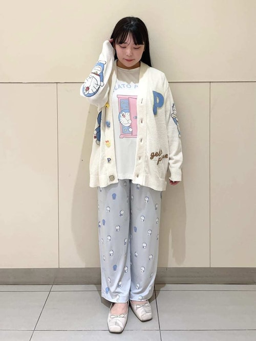 ドラえもん】【ユニセックス】おはようおやすみカーディガン