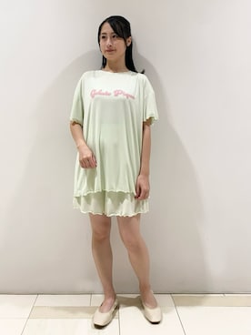 「アイテム（ルームウェア）」を使った、gelato piqueさん（レディース・150cm）の夏コーディネート