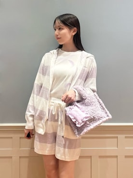 「アイテム（ルームウェア/パジャマ）」を使った、gelato piqueさん（レディース・161cm）の夏コーディネート