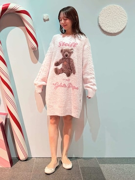 「アイテム（ルームウェア/パジャマ）」を使った、gelato piqueさん（レディース・156cm）の冬コーディネート