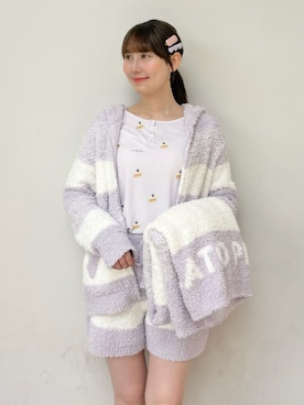 「アイテム（ブランケット）」を使った、gelato piqueさん（レディース・165cm）の冬コーディネート