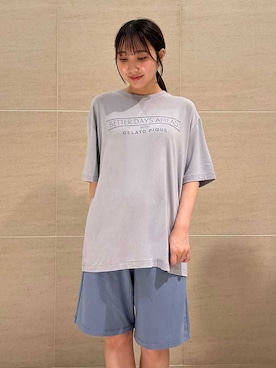 「アイテム（ルームウェア）」を使った、gelato piqueさん（レディース・158cm）の夏コーディネート