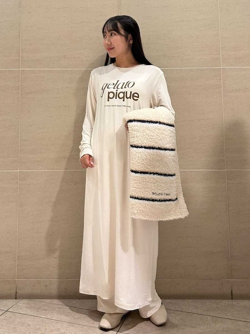 セール】レーヨンロゴワンピース（ルームウェア/パジャマ）｜gelato