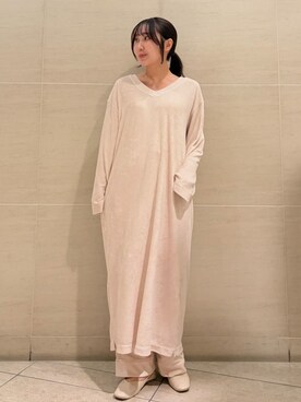 「アイテム（ルームウェア/パジャマ）」を使った、gelato piqueさん（レディース・158cm）の冬コーディネート