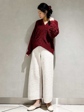 「アイテム（その他ルームウェア）」を使った、gelato piqueさん（レディース・168cm）の冬コーディネート