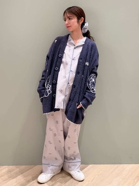 「アイテム（ルームウェア/パジャマ）」を使った、gelato piqueさん（レディース・156cm）の冬コーディネート