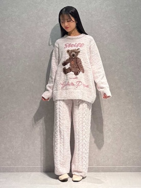 「アイテム（ルームウェア/パジャマ）」を使った、gelato piqueさん（レディース・160cm）の冬コーディネート