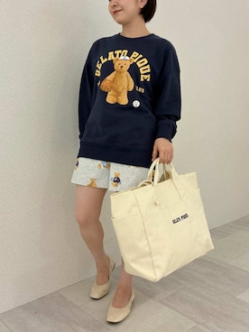 「アイテム（ルームウェア）」を使った、gelato piqueさん（レディース・153cm）の夏コーディネート