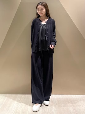 「アイテム（ルームウェア、ブラック系）」を使った、gelato piqueさん（レディース・150cm）の秋コーディネート