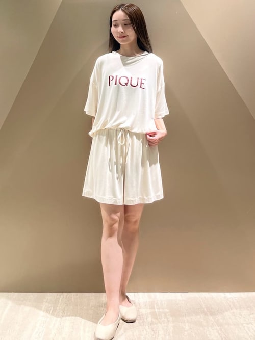 新品未使用gelato pique ジェラートピケ れーヨン ロゴルームウェア gelato pique ジェラートピケ レディース カラフルレーヨンロゴ
