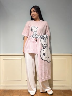 「アイテム（寝具）」を使った、gelato piqueさん（レディース・158cm）の夏コーディネート