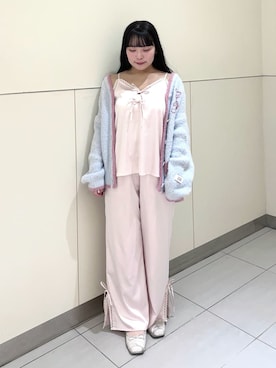 「アイテム（ルームウェア）」を使った、gelato piqueさん（レディース・155cm）の秋コーディネート