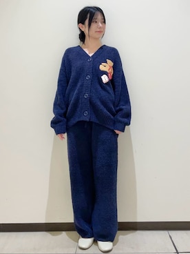 「アイテム（ルームウェア）」を使った、gelato piqueさん（レディース・155cm）の秋コーディネート