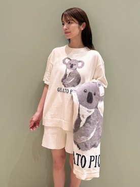 「アイテム（ルームウェア）」を使った、gelato piqueさん（レディース・156cm）の夏コーディネート