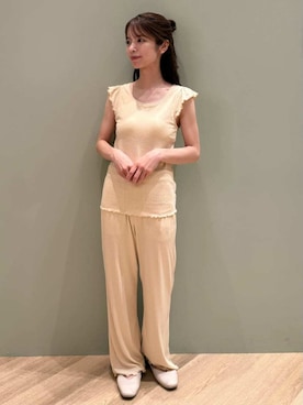 「アイテム（ルームウェア/パジャマ）」を使った、gelato piqueさん（レディース・156cm）の夏コーディネート