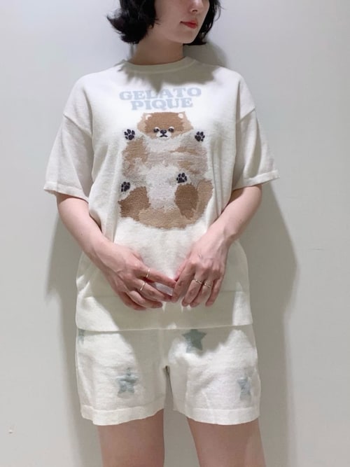 ONLINE限定】ドッグジャガードプルオーバー&ショートパンツセット