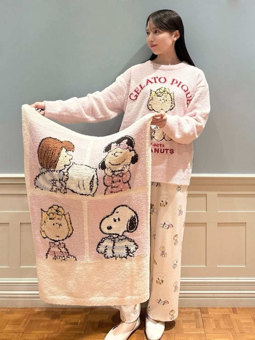 PEANUTS】オリジナルアートブランケット（ブランケット）｜gelato