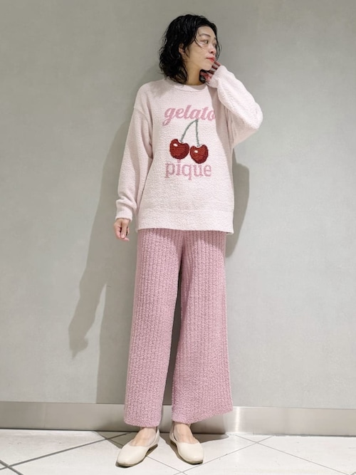 パウダーロングパンツ（ルームウェア/パジャマ）｜gelato pique