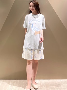 「アイテム（ルームウェア）」を使った、gelato piqueさん（レディース・150cm）の夏コーディネート