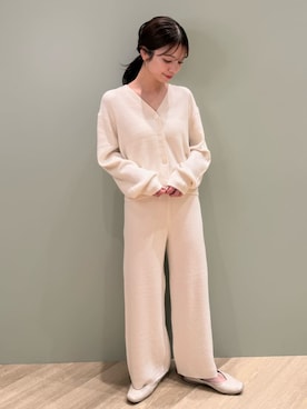 「アイテム（ルームウェア）」を使った、gelato piqueさん（レディース・156cm）の冬コーディネート