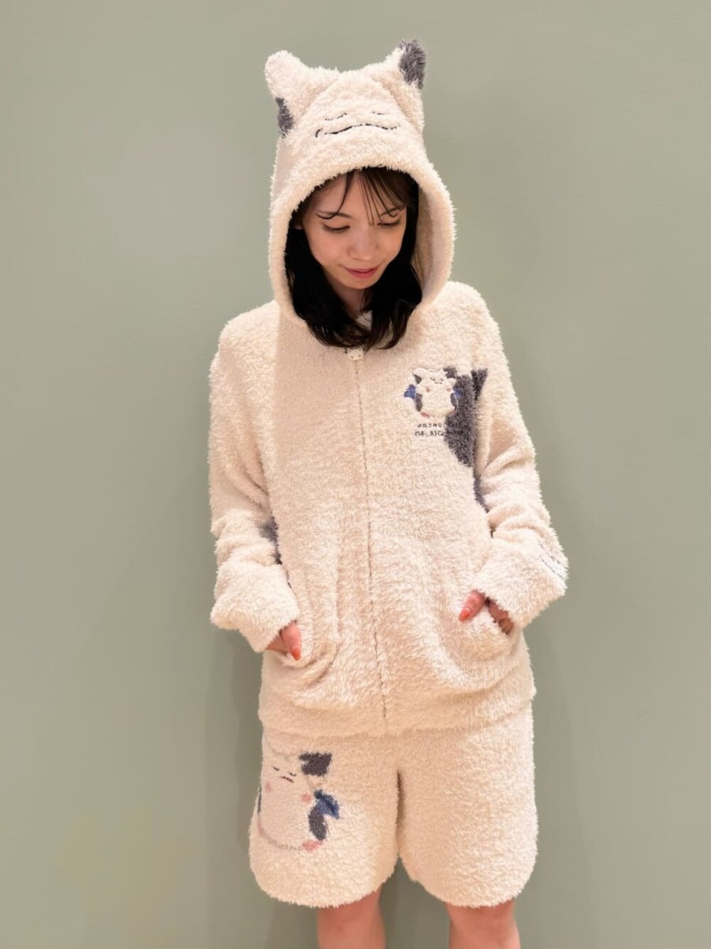 ジェラートピケ　ドラクエ　モーモン　ルームウェアセット　M-L ドラゴンクエスト】【キッズ】ジェラートモーモンパーカ＆ハーフパンツ