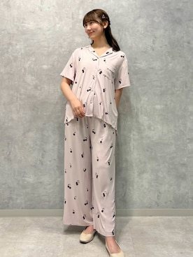 「アイテム（その他ルームウェア）」を使った、gelato piqueさん（レディース・165cm）の夏コーディネート