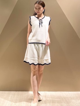 「アイテム（ルームウェア）」を使った、gelato piqueさん（レディース・150cm）の夏コーディネート