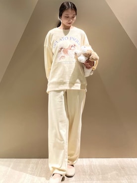「アイテム（おもちゃ、ベージュ系）」を使った、gelato piqueさん（レディース・150cm）の夏コーディネート