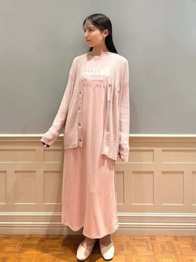 「アイテム（ルームウェア）」を使った、gelato piqueさん（レディース・161cm）の秋コーディネート