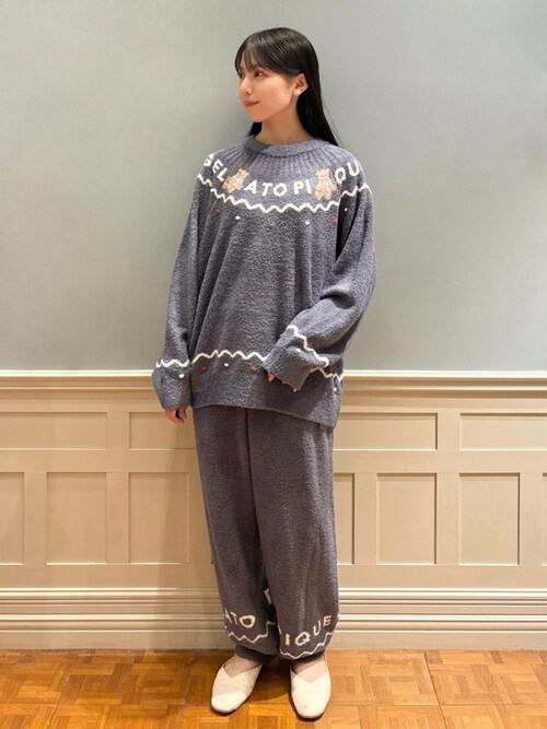 パジャマ 「販路限定商品」「HOLIDAY」「HOMME」ノルディックプル 