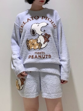 「アイテム（ルームウェア）」を使った、gelato piqueさん（レディース・155cm）の秋コーディネート