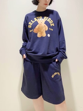 「アイテム（ルームウェア）」を使った、gelato piqueさん（レディース・155cm）の夏コーディネート
