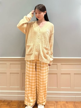 「アイテム（ルームウェア/パジャマ）」を使った、gelato piqueさん（レディース・161cm）の秋コーディネート