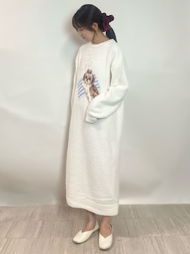 「アイテム（ルームウェア/パジャマ）」を使った、gelato piqueさん（レディース・158cm）の秋コーディネート