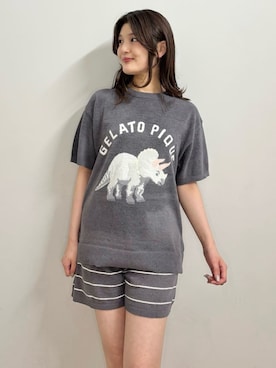 「アイテム（ルームウェア/パジャマ）」を使った、gelato piqueさん（レディース・164cm）の夏コーディネート