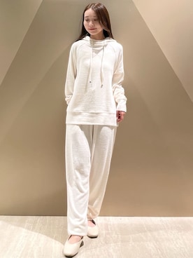 「アイテム（ルームウェア）」を使った、gelato piqueさん（レディース・150cm）の冬コーディネート