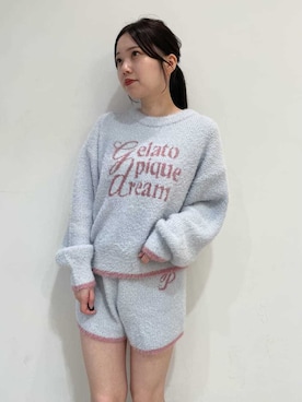 「アイテム（ルームウェア）」を使った、gelato piqueさん（レディース・158cm）の秋コーディネート