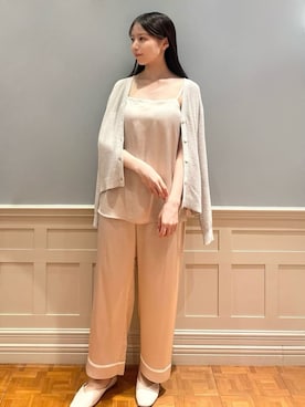 「アイテム（ルームウェア）」を使った、gelato piqueさん（レディース・161cm）の夏コーディネート