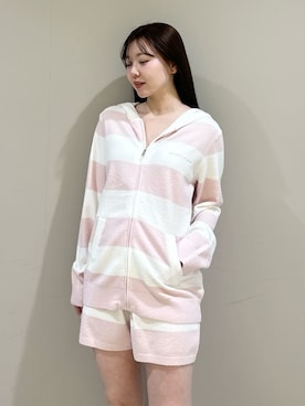 「アイテム（ルームウェア/パジャマ）」を使った、gelato piqueさん（レディース・158cm）の冬コーディネート