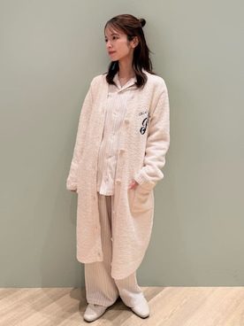 「アイテム（ルームウェア）」を使った、gelato piqueさん（レディース・156cm）の秋コーディネート